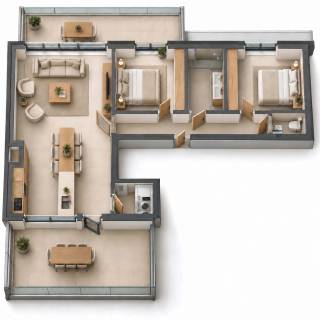 Dit charmante appartement in Kluisbergen biedt een comfortabele woonervaring met een bewoonbare oppervlakte van 88 m². Het beschikt over twee ruime slaapkamers, ideaal voor een klein gezin of als kantoorruimte. De lichte leefruimte zorgt voor een aangename sfeer waar u heerlijk kunt ontspannen.<br /><br />De praktische indeling omvat een moderne badkamer en een functionele keuken met voldoende ruimte om culinaire creaties te bereiden. Bovendien beschikt het appartement over twee ruime terrassen, waar u kunt genieten van frisse lucht en een prachtig uitzicht. Daarnaast is er een berging in de kelder voor extra opbergruimte.<br /><br />Een groot voordeel is de inbegrepen carport, die extra veiligheid en comfort biedt voor uw voertuig. Dit maakt het appartement niet alleen een aantrekkelijke woonplek, maar ook een slimme investering in de regio Kluisbergen. Kortom, een ideale combinatie van ruimte, comfort en locatie.