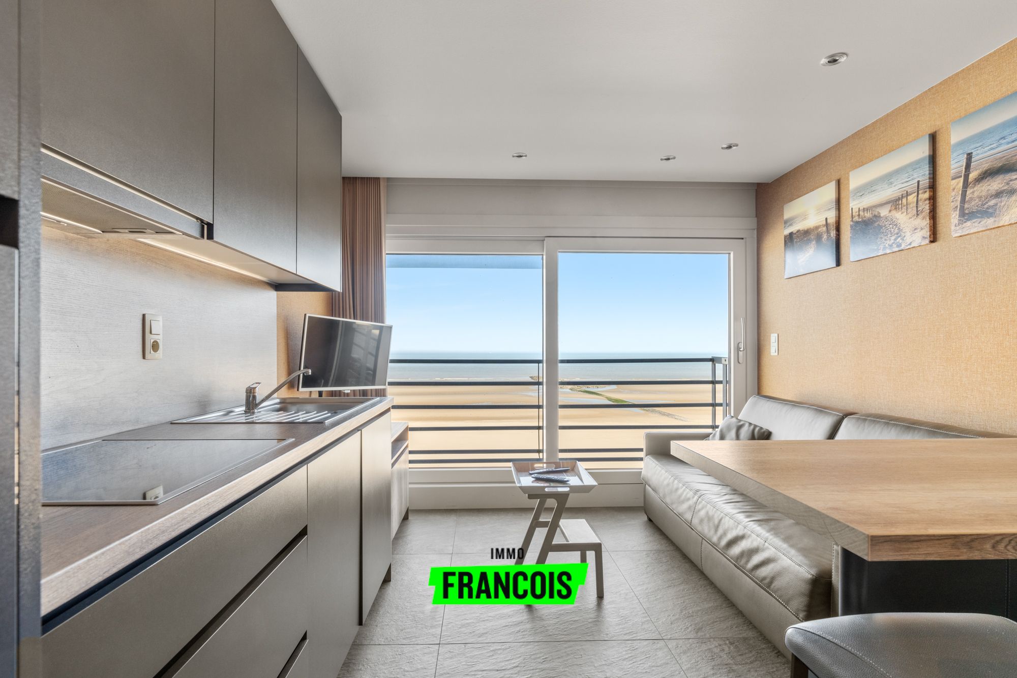 Uitstekende opbrengsteigendom: gerenoveerde studio frontaal zeezicht Middelkerke - foto 1