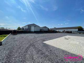 --> Recent magazijn 579 m² (voor gedeeld gebruik met eigenaar) met ingericht kantoor (+/- 20 m²) --> kantoor enkel voor de huurder bruikbaar-->...