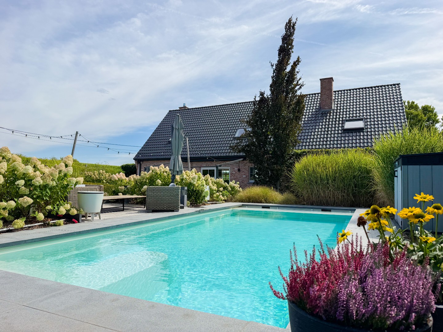Te koop, Landelijke villa met verwarmd zwembad en weide op unieke ligging te Zarlardinge (Geraardsbergen)! - photo 4