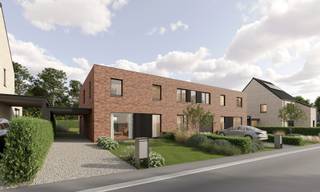 <ul>
	<li>6% VAT</li>
	<li>4 bedrooms</li>
	<li>Contemporary architecture</li>
</ul>
<br />SURROUNDINGS<br />This project is located in Gooik, in a quiet and green part of the Pajottenland. The rural surroundings with open space, green zones and nearby nature areas create a pleasant living environment that is highly sought after by tenants and buyers.<br />At the same time, the location benefits from easy access to surrounding village centres and cities such as Lennik, Halle and Ninove, which contributes to the attractiveness and investment potential of this project.<br /><br />LAYOUT<br />These houses were designed with space, light and optimal living comfort in mind, elements that contribute to strong rental potential and a broad target group. On the ground floor you will find an entrance hall with guest toilet that leads to a bright living area with open kitchen. An adjoining practical storage room provides additional storage space and everyday comfort.<br /><br />Plots 4, 5 and 6 feature 4 full-sized bedrooms, making them particularly suitable for families. All houses are also finished with a stylish bathroom and a separate toilet, ensuring that functionality and living comfort are optimally combined.<br /><br />E-LEVEL 30<br />The houses are equipped with underfloor heating on both the ground floor and the first floor, powered by an energy-efficient heat pump. The ventilation system C and the solar panels ensure that an E-level of 30 is achieved, contributing to an energy-efficient and environmentally friendly living environment.<br /><br />Interested in these investment houses? Call us on 09 394 67 95 or email info@potrell.be for more information or an appointment!<br /><br />BULK SALE<br />The houses are offered in bulk sale. Ask about our investment conditions.<br /><br />HOUSE TAILORED TO YOU | YOUR HOUSE, YOUR STYLE<br />Turn this house into your tailor-made dream home. Add your own taste and personality and choose the kitchen, flooring and bathroom of your move-in ready house yourself. Your own place tailored to your wishes and style. You choose, Potrell delivers. It’s that simple!