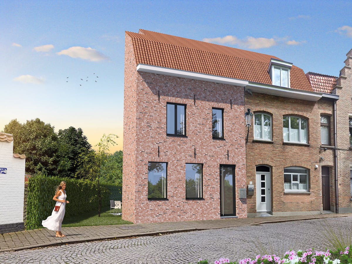 Newly built 3-bedroom house along the Peterseliestraat in Bruges - photo 2