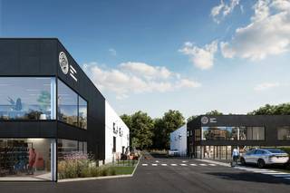 Newly built SME unit of 148 m² combined with a caretaker's house of 263 m² for sale. Strategically located on the bustling Leuvensesteenweg...
