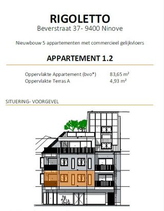 Appartement à vendre à Ninove