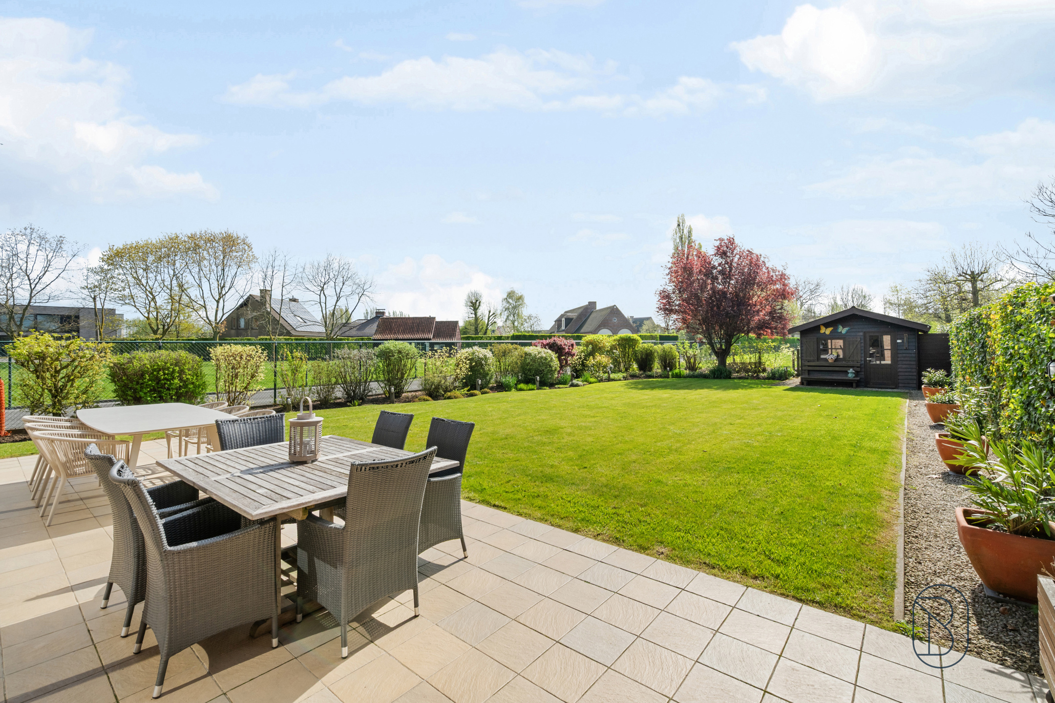 Woning met 3 slpk en prachtig zuidgerichte tuin in Desselgem - foto 5