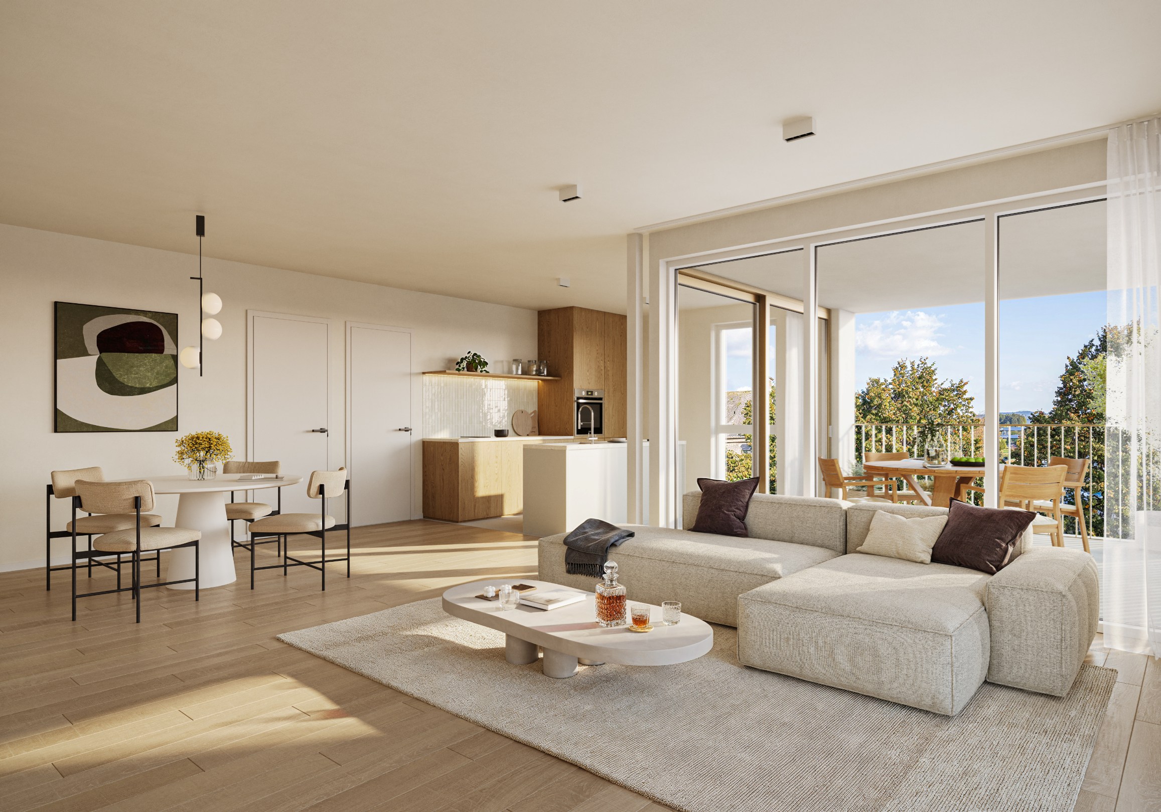 Prachtig nieuwbouwappartement op de vierde verdieping met 2 slaapkamers en terras in Residentie De Kloostertuin. - foto 3