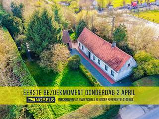 1ste bezoekdag donderdag 2 april. Inschrijven kan via www.nobels.be onder referentienummer 4145193.VOLLEDIG TE RENOVEREN / TE SLOPEN OPEN BEBOUWING...