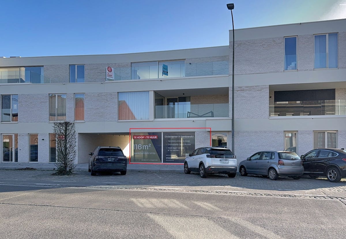 Casco gelijkvloers handelspand te koop nabij centrum Vichte - foto 5