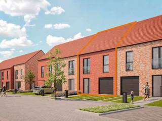 Deze gesloten bebouwing met een grondoppervlakte van 193m² combineert efficiënt ruimtegebruik met hedendaags wooncomfort. Op het gelijkvloers vind je een open leefruimte met keuken, een berging en een apart toilet. De eerste verdieping beschikt over drie slaapkamers, een ingerichte badkamer en een apart toilet. De woning wordt voorzien van een zolder en een tuin. Geïnteresseerd? Neem contact op via 03 808 43 94 of info@matexi.be.<br /> 