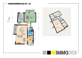 <p><span>Ligging:</span></p><p><span> </span></p><p><span>Ruim appartement op de 2de verdieping van een gebouw met lift, goed gelegen te Deurne-zuid met alle voorzieningen qua winkels, supermarkten, bank, horeca en openbaar vervoer in de directe omgeving. Het Boekenbergpark bevindt zich op wandelafstand.</span></p><p><span> </span></p><p><span>Indeling: </span></p><p><span> </span></p><p><span>Inkomhal met veiligheidsdeur, ruime  en lichte woonkamer met airco, visgraatparket en toegang tot een zijterras (voorzien van een zonnetent), eenvoudig (originele) ingerichte keuken ook met een terrasje, badkamer met ligbad en dubbel lavabomeubel, apart toilet, een bergkast  in de hal en achteraan 2 slaapkamers waarvan 1 zeer grote (20 m²!) De grote slaapkamer heeft ook een eigen terras. De slaapkamers hebben een laminaat en parketvloer.</span></p><p><span> </span></p><p><span>Technische kenmerken:</span></p><p><span> </span></p><p><span>EPC Label B (geen renovatieplicht), zekeringkast vernieuwd, aluminium ramen met dubbel glas en (grotendeels) rolluiken (1 kamer nog met enkel glas), indivduele CV op aardgas (Vaillant HR+ combi-brander), airco in de woonkamer</span></p>