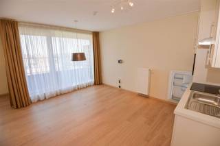 Centraal gelegen, voor senioren aangepaste assistentiewoning. Ideale oplossing voor senioren voor wie de eigen woning te groot geworden is, maar niet toe is aan de overstap naar een traditioneel rusthuis. In deze flat woont men volledig zelfstandig maar wordt de hulp aangepast – stap voor stap – naargelang Uw eigen noodzaak. Uniek concept van zorg-wonen op Uw maat! De flat heeft een volledig ingerichte keuken, 4 pits keramische kookplaats ipv 2 pits, microgolfoven, een ruime ingerichte badkamer aangepast aan de noden en behoeften van senioren, alle muren betegeld tot plafondhoogte, douche met douchescherm. Leefruimte, slaapkamer, terras. Instapklaar , glasvezelbehang en volledig geschilderd. Voilegordijnen + brandwerende overgordijnen. Rails voor kaderophangsysteem. Berging. Elke bewoner heeft het vrij gebruik van de gemeenschappelijke ruimten en kan beroep doen op de assistentie afhankelijk van zijn of haar behoeften. Er is een centrale was en droogkast ter beschikking. Prachtige binnentuin met groot terras! Bel ons volledig vrijblijvend voor een afspraak ter verduidelijking en bezichtiging!