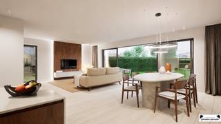 <p><span>Energiezuinige eengezinswoning in Oud Gooreind met 3 slaapkamers en tuin</span></p><p><span> </span></p><p><span>Beleef je woning al vóór je intrekt!</span><span><br />Bij </span><span>Janssen en Janssen</span><span> wandel je dankzij onze </span><span>VR-bril</span><span> nu al door jouw toekomstige woning. Ontdek elk detail, van de ruime leefruimte tot de gezellige slaapkamers allemaal met één briljant virtueel bezoek.</span></p><p><span>Carpé Diem Exclusieve nieuwbouwwoningen in Oud Gooreind</span><span> <br />Welkom in </span><span>Carpé Diem</span><span>, een uniek nieuwbouwproject in het hart van het groene Oud Gooreind. Hier verrijzen vier alleenstaande droomwoningen, elk met een doordachte indeling, duurzame technieken en een hoogwaardige afwerking. Comfort, ruimte en rust komen hier samen.</span></p><p><span>Indeling & Troeven</span></p><ul><li><span>Gelijkvloers</span><ul><li><span>Inkomhal (6,4 m²) met gastentoilet</span></li><li><span>Ruime leefruimte (19,3 m²) en eetkamer (21,8 m²) met grote raampartijen</span></li><li><span>Volledig uitgeruste open keuken (16,6 m²)</span></li><li><span>Berging (7,9 m²) en praktische dressing (1,7 m²)</span></li><li><span>Inpandige garage (28,4 m²)</span></li><li><span>Aangenaam terras (24,5 m²) dat uitkijkt op de groene tuin</span></li></ul></li><li><span>Verdieping</span><ul><li><span>Nachthal (12,2 m²)</span></li><li><span>3 slaapkamers, waarvan:</span><ul><li><span>Master bedroom (21,1 m²) met aparte dressing</span></li><li><span>Slaapkamer 2 (15,3 m²)</span></li><li><span>Slaapkamer 3 (12,4 m²)</span></li></ul></li><li><span>Badkamer (12,4 m²) met inloopdouche, ligbad en dubbele lavabo</span></li><li><span>Apart toilet en extra berging (4,6 m²)</span></li></ul></li></ul><p><span>Technisch & Duurzaam</span></p><ul><li><span>Verwarming via </span><span>water-water warmtepomp</span></li><li><span>Zonnepanelen</span><span> voor een energiezuinige werking</span></li><li><span>Keramische vloeren</span><span> op het gelijkvloers en in de natte ruimtes</span></li><li><span>Groendak</span><span> voor extra isolatie en ecologische meerwaarde</span></li></ul><p><span> </span></p><p><span>Interesse?</span><span><br />Neem contact op met </span><span>Janssen en Janssen</span><span> op </span><span>03 663 44 44</span><span> en beleef </span><span>Carpé Diem</span><span> vandaag nog van dichtbij.</span></p>