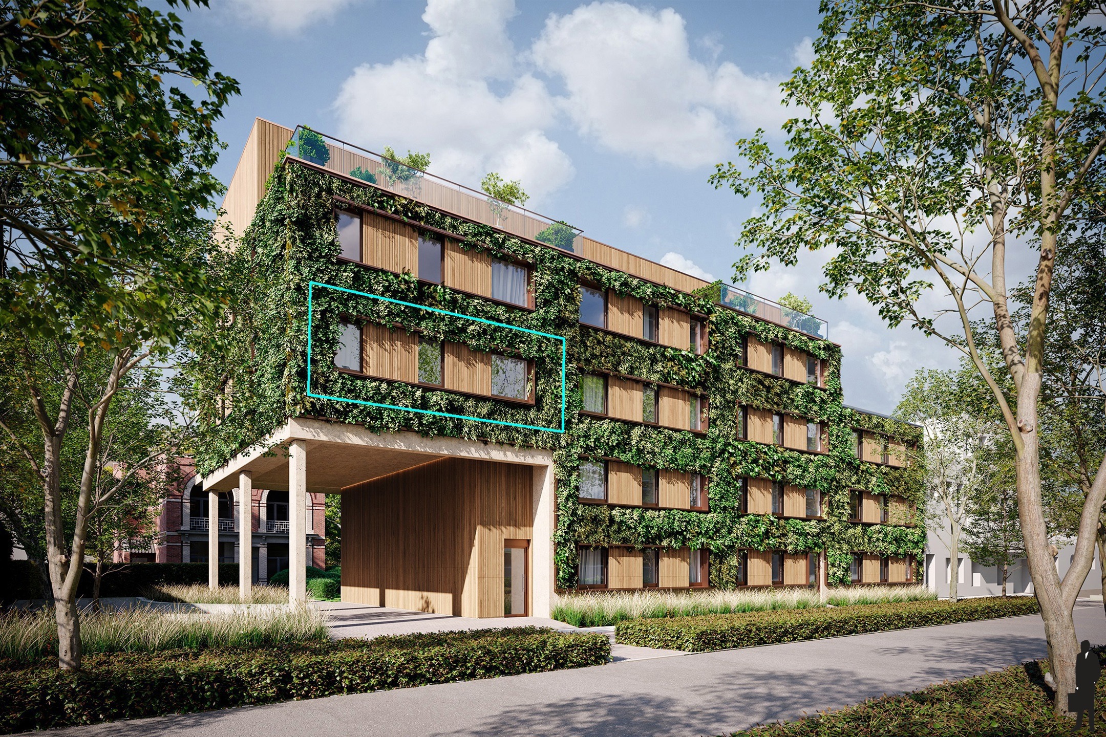 Nieuwbouwproject Villa Tybaert bestaande uit 15- zonnig BEN appartementen (E-peil -20) - foto 2