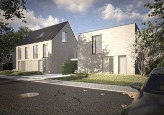 Uitzonderlijk ruime nieuwbouwwoningen (BEN = Bijna Energie Neutraal), gelegen op een rustige locatie aan de Bruggestraat te Zandhoven. Dit kleinschalig project omvat 6 halfopen bebouwingen en 1 open bebouwing, telkens met 3 of 4 volwaardige slaapkamers, ruime tuin en parking. Elke woning beschikt over een inkomhal met ruimte voor vestiaire en afzonderlijk toilet met handenwasser; zitruimte; volledig ingerichte leefkeuken met eetplaats en handige bijkeuken.  Directe toegang via het schuifraam tot tuin. Op de verdieping zijn er telkens 3 of 4 volwaardige slaapkamers; apart toilet; bureauruimte; en riante badkamer. Voorts beschikken de woningen over een garage of carport. Hedendaagse architectuur en zeer energiezuinige woning voorzien van alle modern comfort met o.a. vloerverwarming door middel van warmtepomp, zonnepanelen, regenwaterrecuperatie, maximum E-peil 20,... Beschikbaar zomer 2026. Verkoop onder BTW-stelsel (registratierechten op het grondaandeel). Werken gestart. KOOP NU EN BETAAL PAS BIJ OPLEVERING / AKTE! Kijk op www.immopatio.be voor meer informatie!