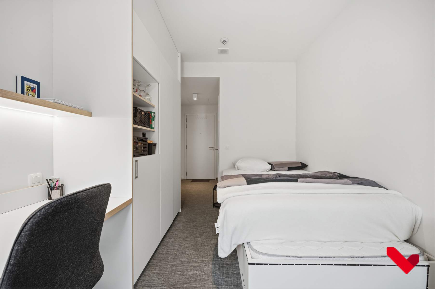 Moderne studentenkamer met eigen sanitair in hartje Leuven - foto 3