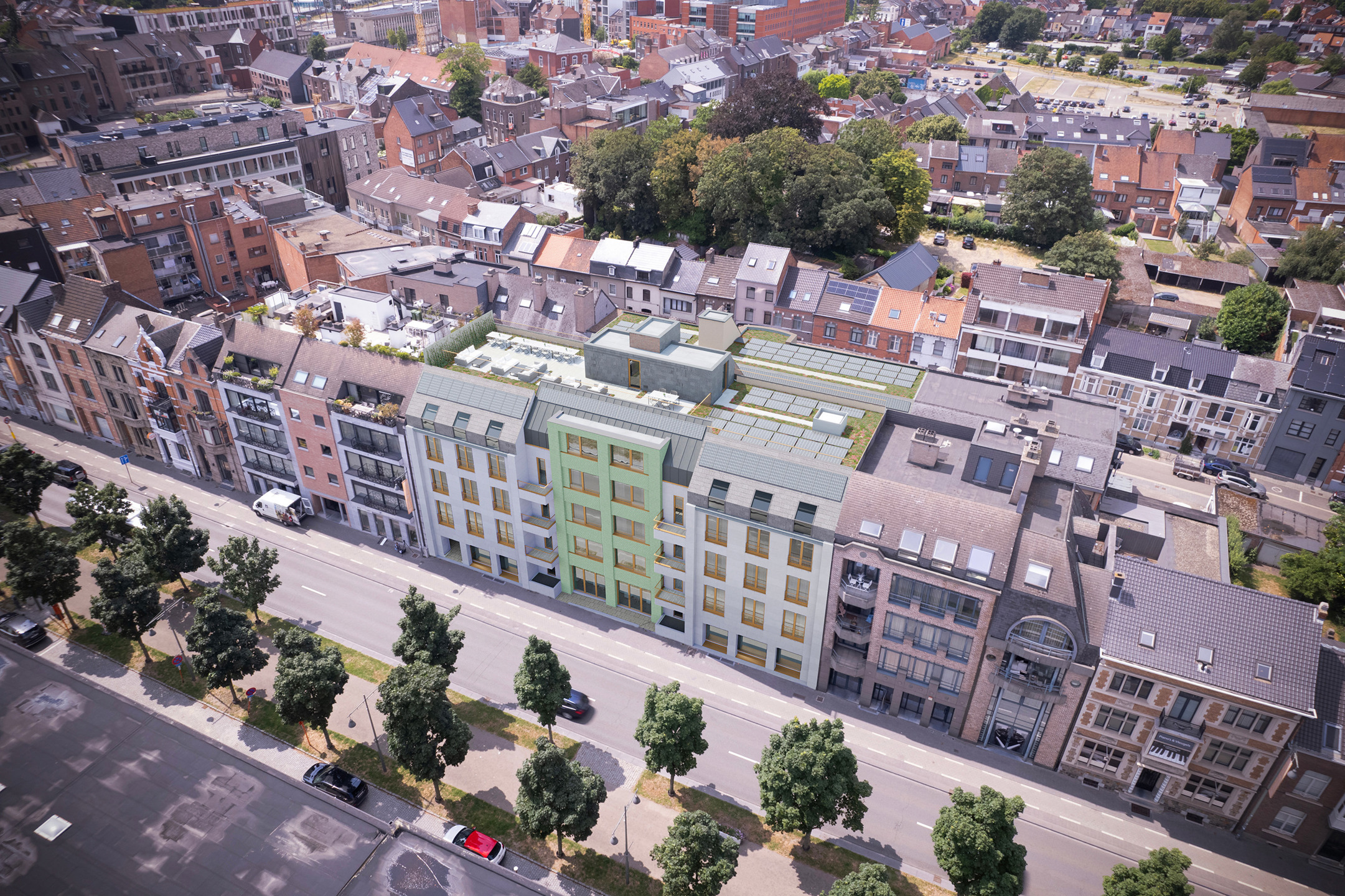 Kantoorproject 'The Upside' op de kleine Ring van Hasselt - foto 4