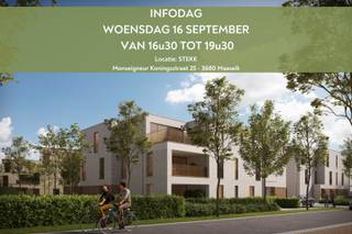 Residentie Iris is gelegen tussen de Oude Baan en de Koningin Astridlaan (aan het rondpunt met de Bosmolenlaan, de Stationsstraat en de Koning Albertlaan). Het stadscentrum en het Marktplein liggen op wandelafstand. <br /><br />Dit nieuwbouwproject omvat 30 mooie appartementen verdeeld over 3 gebouwen. Ondergronds zijn er parkeerplaatsen en kelderbergingen voorzien. Bovengronds worden er bezoekersparkeerplaatsen aangelegd. <br />Elk appartement wordt verkocht met een kelderberging en autostandplaats. <br />Er is ook een mogelijkheid om een extra autostandplaats bij te kopen.<br /><br />Appartement 2.1 (Blok A) <br />-- Indeling<br />- Inkomhal <br />- Apart toilet<br />- Leefruimte<br />- Keuken<br />- Berging<br />- Drie slaapkamers<br />- Badkamer<br />- Terras (22,5m²) <br /><br />Er wordt sterk ingezet op duurzaamheid. De appartementen zijn energiezuinig en akoestisch bijzonder goed geïsoleerd. Bovendien werd gekozen voor onderhoudsvriendelijke, duurzame materialen. Zo is elk appartement voorzien van een warmtepomp met vloerverwarming.<br />Elk appartement zal een E-waarde hebben lager of gelijk aan E30. Hierdoor geniet u van een 50% vrijstelling op de onroerende voorheffing gedurende 5 jaar. Zolang de regel toepasbaar is, kan een aankoop gebeuren aan 6%.<br /><br />Zowel de verkoop als de werken zijn gestart, meer info of een afspraak is via ons kantoor te verkrijgen.