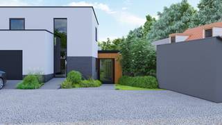 Kleinschalig en energiezuinig project met 3 woningen (2 halfopen, 1 open), rustig gelegen en vlot bereikbaar via de E40 en Oudenaardsesteenweg.<br />Moderne en praktische woningen met veel licht, aandacht voor privacy en een handige indeling. Elke woning heeft 3 slaapkamers, 2 parkeerplaatsen en een tuin met terras. De halfopen woningen hebben een garage aan de straatzijde. Duurzaam gebouwd met E20-peil, wat lagere energiekosten oplevert. Mogelijk tot 6% btw ( sloop heropbouw) indien je aan de voorwaarden voldoet.