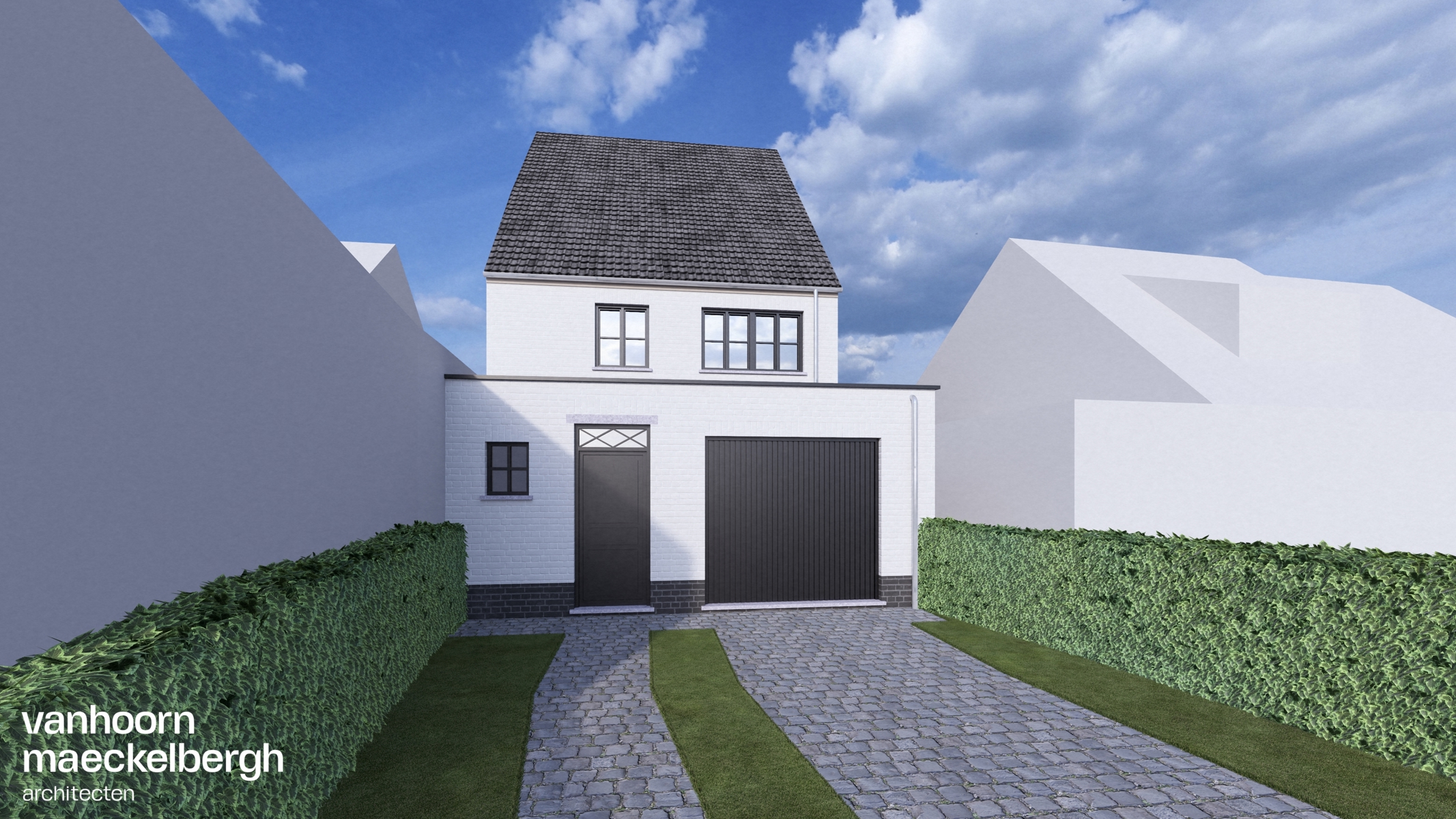 Charmante nieuwbouwwoning met ruime tuin te Gistel. - foto 1