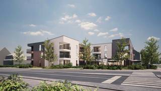 Zeer mooi 2 slaapkamer appartement met ruim overdekt terras.Dit prachtig nieuwbouw appartement bestaat uit inkomhal met berging, leefruimte aan ruim...