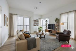 Dit 2 slaapkamer appartement te koop bevindt zich op de 15e verdieping in de parktoren te Antwerpen. Dankzij de hoge ligging geniet je van een open...