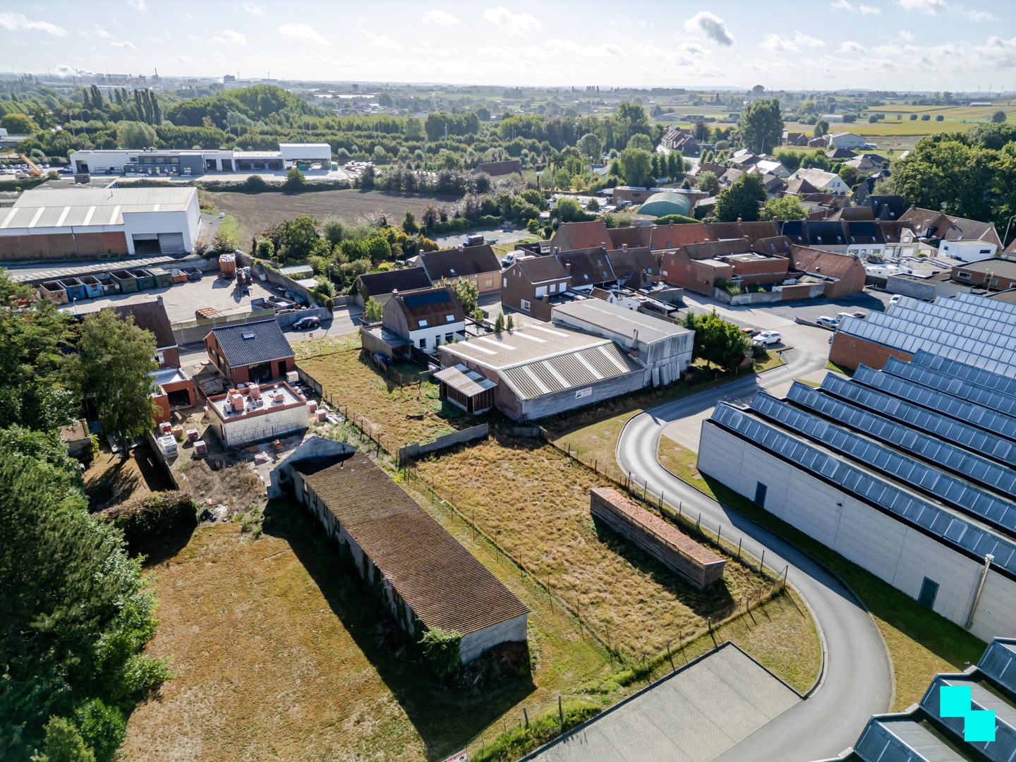 Interessante bouwgrond voor ééngezinswoning en handelsactiviteit te Ingelmunster - foto 4