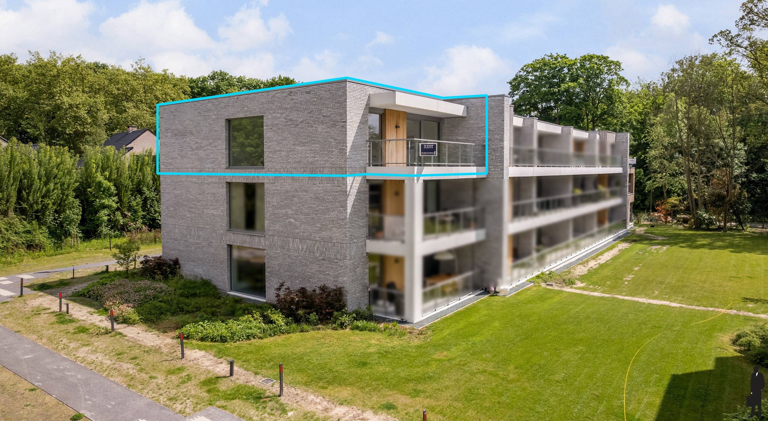 Exclusief en in het groen gelegen nieuwbouw penthouse onder registratierechten - foto 2