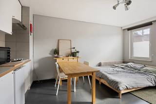 Ontdek deze gezellige, gelijkvloerse studio van 27 m², gelegen op een uitstekende locatie aan de Naamsestraat 171 in Leuven. Deze instapklare studio beschikt over een aparte badkamer met lavabo, toilet en douche en biedt alles wat nodig is voor comfortabel wonen. <br /><br />Momenteel is het pand verhuurd, wat het bijzonder interessant maakt als investering met onmiddellijk rendement, maar het is ook geschikt voor eigen bewoning op termijn. Dankzij de centrale ligging bevindt u zich op wandelafstand van winkels, openbaar vervoer en het levendige stadscentrum van Leuven. <br /><br />Interesse? Neem contact op met Thomas via +32 499 22 99 24 of thomas@sophimo.be.
