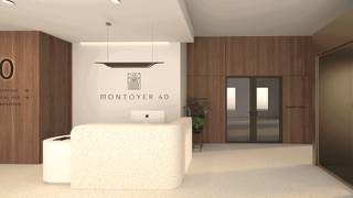 <p>Gelegen in het hart van de Europese wijk in <span><span>Brussel</span></span>, geniet Montoyer 40 van een prestigieus adres in de directe nabijheid van Europese instellingen, ambassades en tal van internationale bedrijven. Op slechts enkele stappen van <span><span>Parc Léopold</span></span> en <span><span>Rue de la Loi</span></span> biedt het gebouw een strategische professionele omgeving, perfect verbonden met het openbaar vervoer, waaronder <span><span>Gare de Bruxelles-Luxembourg</span></span>, evenals met belangrijke wegen en de luchthaven.</p>
<p>Het gebouw maakt momenteel een volledige renovatie door en wordt omgevormd tot een hedendaags kantoorgebouw dat voldoet aan de hoogste kwaliteits- en duurzaamheidsnormen, met als doel een uitstekende milieucertificering. De verdiepingen, variërend van ongeveer 525 tot 558 m² en deelbaar vanaf 200 m², bieden grote flexibiliteit in indeling dankzij een raster van 2,60 m en een vrije hoogte van 2,60 m.</p>
<p>Elke verdieping omvat lichte open spaces, privékantoren, vergaderzalen en een volledig uitgeruste keuken. De herontworpen inkomhal ontvangt bezoekers met een professionele receptie van 9.00 tot 17.00 uur en kwalitatieve gemeenschappelijke ruimtes. Het gebouw onderscheidt zich bovendien door een wellnessruimte met douches en sauna.</p>
<p>Ondergrondse parkeerplaatsen met oplaadpunten ronden het aanbod af. Een premium kans om uw bedrijf te vestigen in het hart van het Europese beslissingscentrum, in een duurzaam, flexibel en modern gebouw.</p>