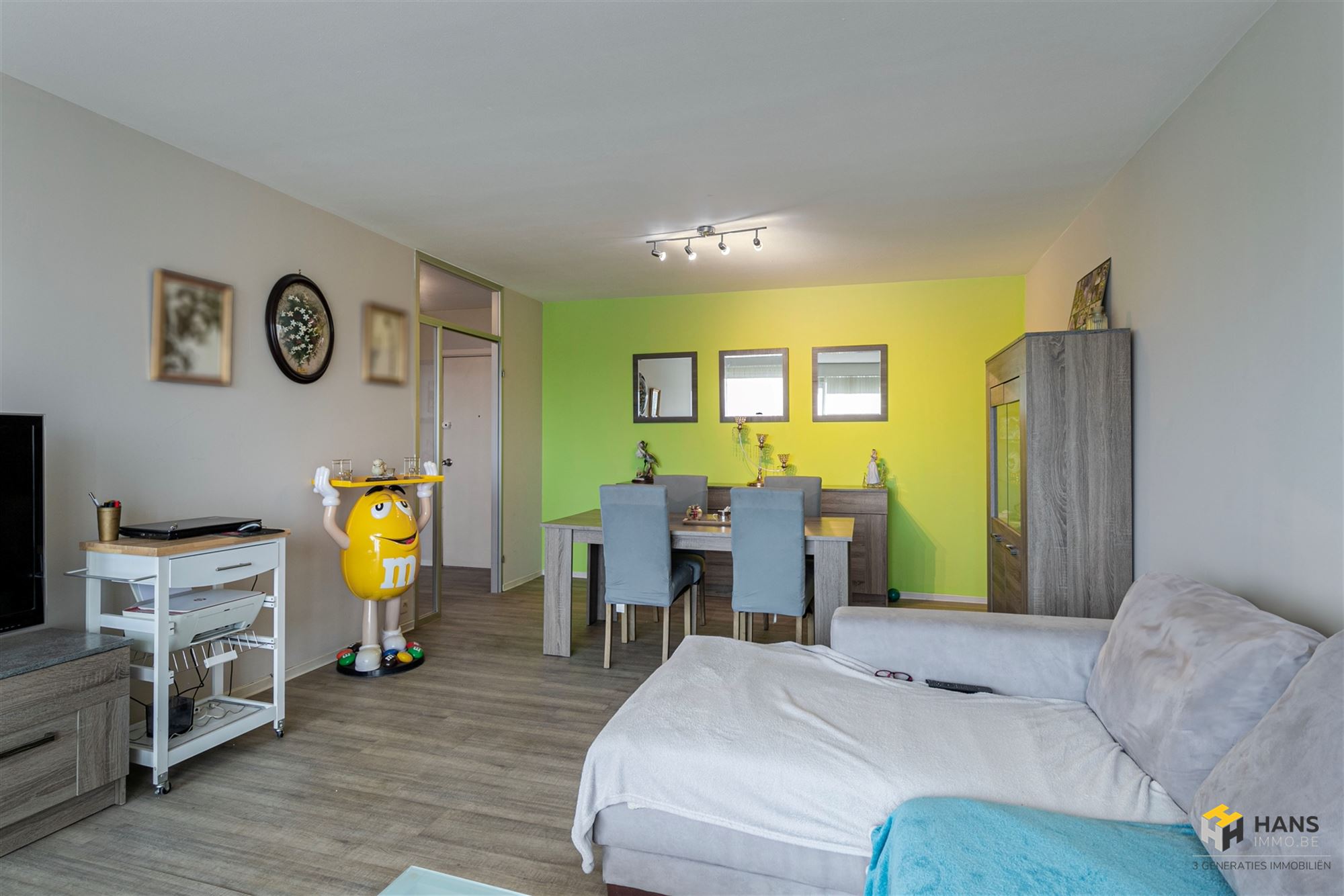 Instapklaar appartement (70 m²) met 1 slaapkamer en terras (10 m²) in Borgerhout. - foto 3