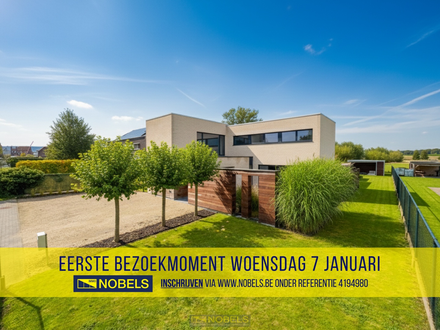 Te koop, Moderne architectenwoning met 4 slaapkamers op landelijke ligging te Wortegem-Petegem! - foto 1