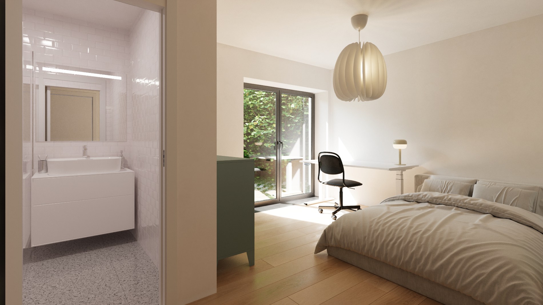 Volledig gerenoveerd en gemeubeld opbrengstpand met 10 units met privé-sanitair en tuin - EPC A! - foto 2