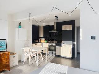 Deze lichtrijke studio bevindt zich op de vijfde verdieping, op een steenworp van het bruisende centrum van Brugge. Dankzij de doordachte indeling...