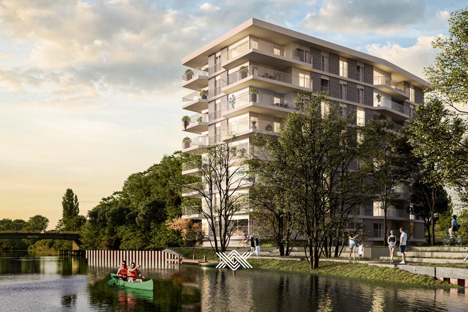 Penthouse met ruim terras en verbluffend zicht over de Leie - photo 3