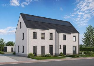 Halfopen moderne pastorijwoning nabij het centrum van Geel. <br /><br />Ontdek deze prachtige halfopen nieuwbouwwoning die landelijke architectuur combineert met een moderne, eigentijdse uitstraling. De woning wordt gebouwd op een perceel van ca. 4a 78ca in een centraal gelegen straat met makkelijke verbinding naar het centrum alsook de Ring van Geel. Het uitzicht strekt zich ver uit over de achterliggende velden. <br /><br />Troeven van deze woningen:<br />- Energiezuinige &amp; kwalitatieve bouw met een zeer laag E-peil<br />- ± 210 m² bewoonbare oppervlakte<br />- 3 ruime slaapkamers + uitbreidbare zolder<br />- Afwerking op maat volgens het lastenboek<br />- Achteraan bergruimte en fietsenstalling<br />- Mogelijkheid om te kopen onder verlaagd btw-tarief van 6% !<br /><br />Prijsinformatie:<br />De geadverteerde prijs is exclusief btw en kosten. <br />De geadverteerde prijs inclusief 21% btw, registratierechten op het grondaandeel en aansluitingskosten maar exclusief notariskosten bedraagt 621.800 euro.<br /><br />Bent u op zoek naar een kwalitatieve, energiezuinige gezinswoning met een ver uitzicht? Maak snel uw afspraak via 014 58 02 08 of info@immovl.be.<br /><br />*De beelden in de zoeker zijn louter illustratief en niet bindend