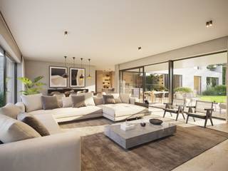 Deze onovertroffen Residentie Bergvillen omvat 2 unieke villa woonentiteiten, bestaande uit een villa tuin maisonnette en penthouse maisonnette...