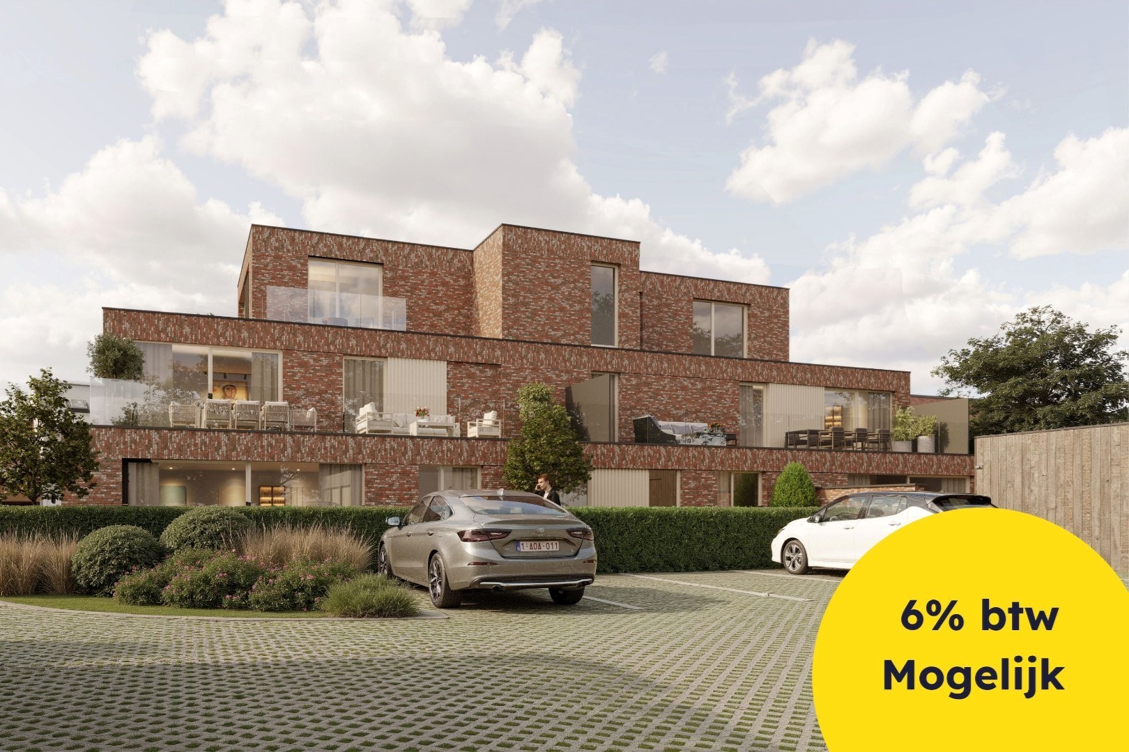 Uniek nieuwbouwappartement (115,55 m²) in kleinschalige residentie te Westkerke - foto 1