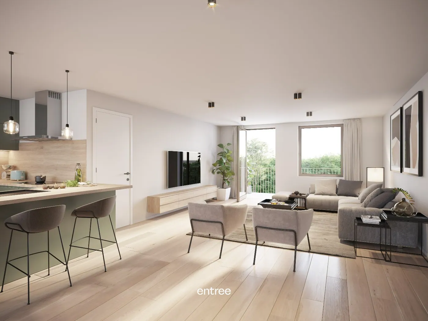 Ruim 3-slaapkamerappartement aan het Parkbos - foto 4