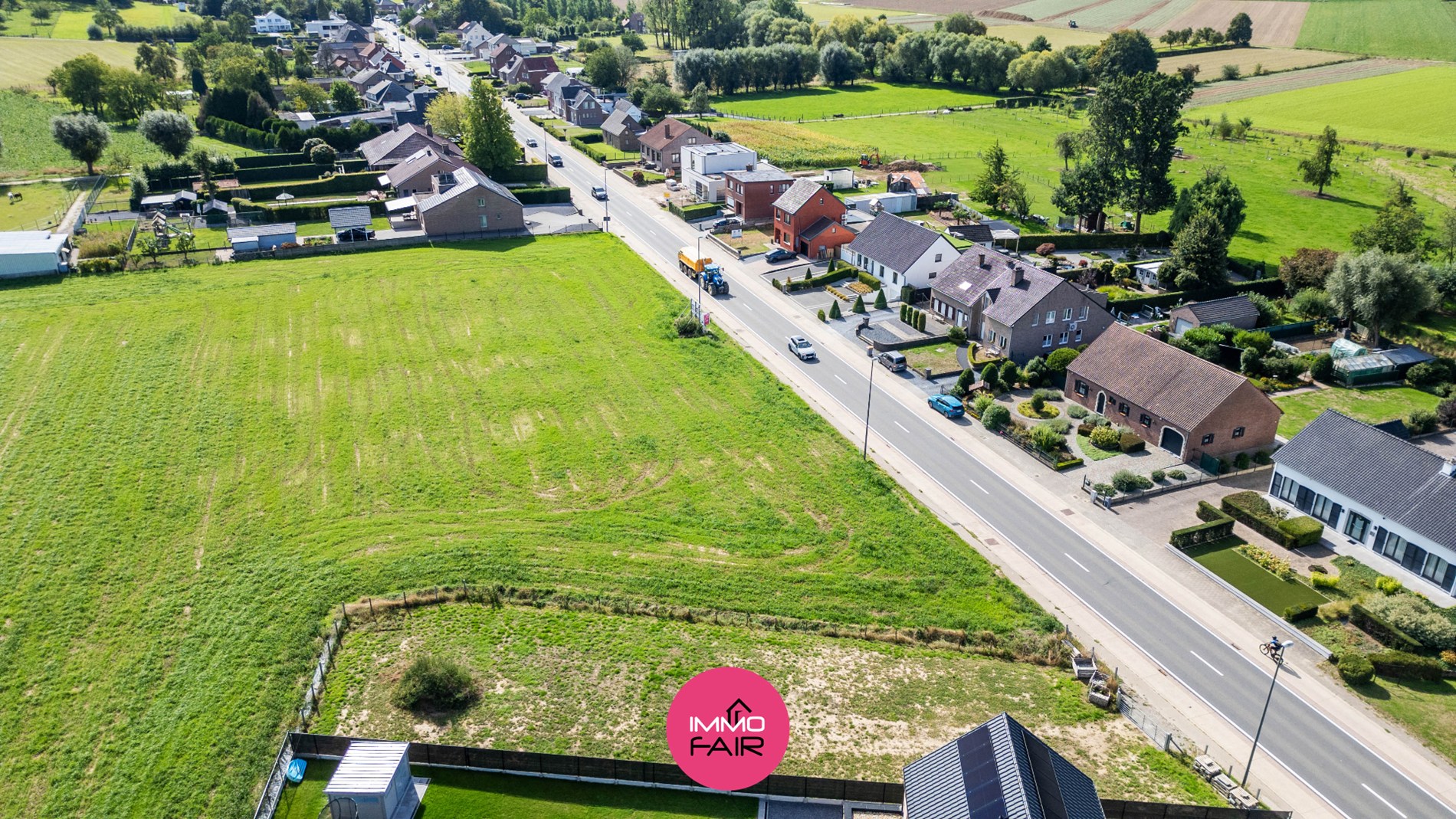 Bouwgrond van 517 m² voor halfopen bebouwing met zicht op de velden - foto 4