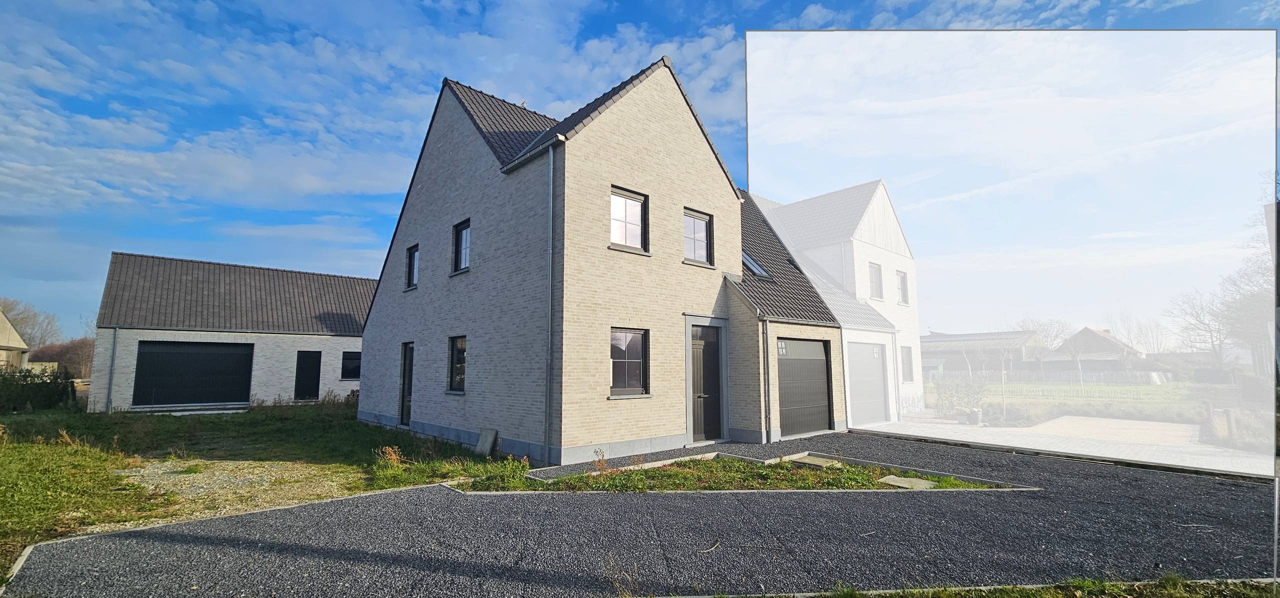 Nieuwbouw halfopen woning met loods op landelijke locatie - foto 2