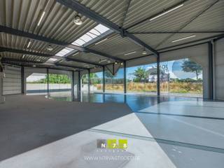 BEDRIJFSPAND BESTAANDE UIT WERKPLAATS, TOONZAAL, KANTOREN EN BOVENLIGGEND APPARTEMENT OP EEN PERCEEL VAN 33A40CA TE KINROOI.TROEVEN- Ideale...