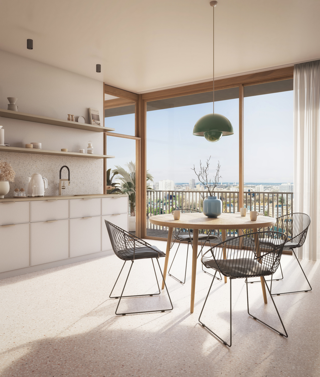 Licht hoekappartement met terras nabij Gent-Sint-Pieters - foto 5