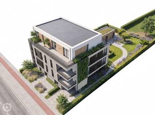 <strong>Residentie Celia</strong> omvat 9 ruime en lichtrijke nieuwbouwappartementen, ideaal gelegen op een boogscheut van het landelijke centrum van Putte. Dankzij de uitstekende ligging geniet u van een vlotte verbinding naar onder meer de R6 en de E19, terwijl alle dagelijkse voorzieningen zich binnen handbereik bevinden. Bij de ontwikkeling werd bijzondere aandacht besteed aan duurzaamheid, hoogwaardige afwerking en energiezuinig wonen. Elk appartement behaalt een E-peil van 20 of lager en wordt standaard uitgerust met individuele zonnepanelen, een warmtepomp e n vloerverwarming. Zo geniet u van maximaal wooncomfort én lage energiekosten. De afwerking kunt u volledig zelf bepalen volgens het lastenboek.<br /><br /><strong>Penthouse 301</strong> bevindt zich op de bovenste verdieping van de residentie en biedt een bewoonbare oppervlakte van maar liefst 150 m². Het appartement is standaard uitgerust met een volledig ingerichte keuken en badkamer. Verder beschikt u ook over drie volwaardige slaapkamers, aparte berging, twee badkamers en twee schitterende terrassen van in totaal 65 m². Dankzij de doordachte indeling, het vele natuurlijke licht en de kwalitatieve afwerking vormt dit appartement een ideale thuisbasis. U dient verder ook een ondergrondse parkeerplaats en kelderberging bij aan te kopen.<br /><br />Grondaandeel onder registratierecht en constructie onder BTW.<br /><br /><strong>Let op: de getoonde afwerking is louter indicatief en vormt geen weergave van de specificaties in het lastenboek.</strong><br /><br />Bijzonderheden:<br />- 3 volwaardige slaapkamers<br />- Prachtige terrassen met verzicht<br />- Mogelijkheid tot personaliseren van afwerking en indeling<br />- Mogelijkheid tot aankoop aan het gunsttarief van 6% btw (onder de geldende voorwaarden)