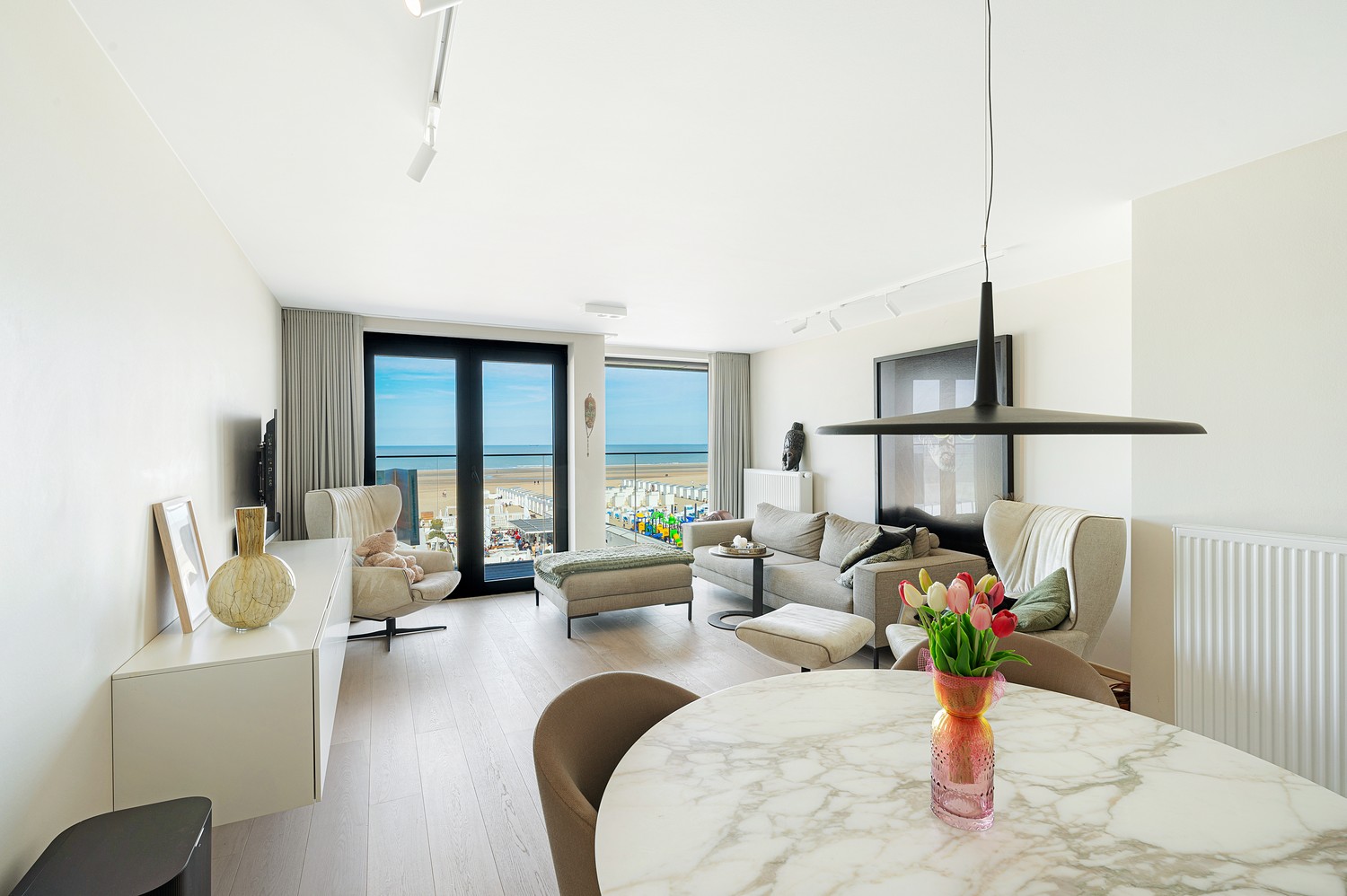 Exclusief 2-slaapkamerappartement met frontaal zeezicht en terrassen op topligging op de Zeedijk - foto 5