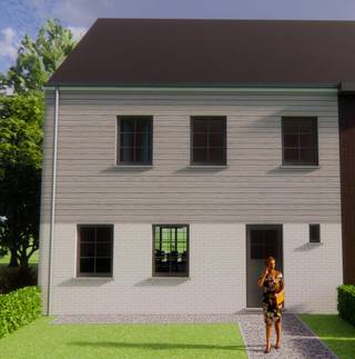 Nieuwbouw woning op perceel van ca. 272 m² voor gesloten bebouwing.<br /><br />Deze woning (bouwaanvraag is ingediend - bouw start weldra) is gelegen nabij bakkers, kleuter- en basisschool, alma, Spar, apotheek, dierenarts, natuurgebied De Most, recreatiegebied De Keiheuvel, etc…<br /><br />Belangrijke troeven:<br />
<ul>
<li>3 à 5 slaapkamers</li>
<li>energie neutrale woning (EPB in opmaak)</li>
<li>garage/carport achterin de tuin (via achterzijde perceel bereikbaar)</li>
<li><strong>oplevertermijn: zomer 2026 instapklaar!</strong></li>
</ul>
<br />Verkoop onder Btw-stelsel; 10% op de grond en 21% btw op de constructie<br /><br /><br />Kantoor Decimmo te Balen: 014728377 – info@decimmo.be<br />Dossierverantwoordelijke Jasmine Tegenbos 0497 64 76 60 (whatsapp mogelijk) – jasmine@decimmo.be