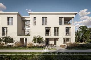 Dit appartement op de tweede verdieping van 71 m² beschikt over een inkomhal met vestiairehoek, een lichtrijke leef- en eetruimte en een open keuken met kookeiland. Vanuit de leefruimte heb je directe toegang tot het aangename terras van 7 m².<br /><br />Het appartement omvat daarnaast een praktische berging met wasplaats, een apart toilet en een slaapkamer uitgerust met een ensuite badkamer voorzien van een lavabo en inloopdouche.<br /><br />Park Vlerick is een nieuwbouwresidentie met 16 appartementen, uitzonderlijk rustig gelegen in een groen binnengebied in het centrum van Zwijnaarde. Dankzij de centrale ligging bevinden alle dagelijkse voorzieningen, van winkels en scholen tot sport en recreatie, zich op wandel- of fietsafstand. Ook de verbindingen met Gent en de nabijgelegen snelwegen zijn uitstekend, wat van deze locatie een ideale uitvalsbasis maakt aan de groene rand van de stad.<br /><br />Het aanbod omvat één-, twee- en drieslaapkamer appartementen, elk met een eigen terras . De gemeenschappelijke parktuin wordt een groene ontmoetingsplek met zitplekken en rustige zones voor jong en oud.<br /><br />Er is slechts een beperkte selectie online te bekijken, ontdek het volledige aanbod op kantoor bij Landbergh door het maken van een afspraak. Steeds welkom voor een vrijblijvende toelichting.