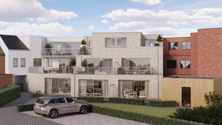 De werken zijn gestart!Gratis autostaanplaats bij het appartement.In het landelijke Sint-Amands wordt de kleinschalige residentie Delang opgetrokken...