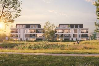 Dit nieuwbouw hoekappartement op de eerste verdieping in hedendaagse stijl heeft 2 slaapkamers, een terras van +/- 10 m² en een oppervlakte van +/- 114 m². Dit lichtrijk appartement is gelegen in de rustige autoluwe buurt met zicht op groen, vlak bij Gent. De appartementen zijn uitgerust met een systeem van collectieve geothermie waarmee energie op een duurzame manier uit de bodem wordt gehaald.<br /><br />Interesse of vragen? Meer info op matexi.be/evergem of contacteer vrijblijvend onze sales consultant op 09 298 19 92.