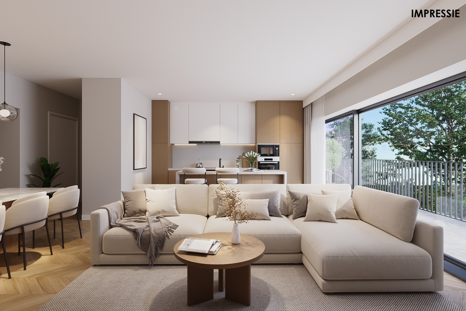 Nieuwbouw BEN app. met 2 slpkrs en terras - foto 4