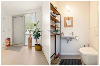 Op zoek naar de perfecte combinatie van modern wooncomfort, energiezuinigheid en een uitstekende ligging? Deze instapklare halfopen bebouwing in de bruisende Regattawijk op Linkeroever heeft het allemaal. De woning beschikt over 3 volwaardige slaapkamers, een inpandige garage, zonnepanelen, thuisbatterij, airco’s en een energiezuinig EPC-label A.<br /><br />De ligging vormt een absolute troef: rustig en kindvriendelijk wonen met winkels, horeca en het Galgenweel vlakbij. Dankzij de nabijheid van openbaar vervoer en de op- en afritten van de Antwerpse Ring zijn zowel het centrum van Antwerpen als de ruime omgeving vlot bereikbaar.<br /><br />Gelijkvloers<br />- Inkomhal met apart gastentoilet<br />- Lichtrijke en moderne leefruimte met mooi zicht op de tuin<br />- Open keuken voorzien van alle hedendaags comfort en een ruim werkblad<br />-Praktische berging<br />- Inpandige garage met plaats voor een wagen en aansluitingen voor wasmachine en droogkast<br /><br />Eerste verdieping<br />- 3 volwaardige slaapkamers waarvan één kamer ingericht als dressing<br />- Praktische bureauruimte geïntegreerd in de nachthal<br />- Moderne badkamer voorzien van bad, douche en toilet<br /><br />Tuin<br />- Zonnige en groene tuin<br />- Gezellig terras met ruimte voor een zit- en eethoek<br />- Volledig ingesloten en bijzonder privaat<br />- Handige zijuitgang met poortje<br />- Mooie connectie tussen de leefruimte en de tuin<br /><br />Algemeen<br />- Energiezuinig EPC-label A<br />- Verisure alarminstallatie <br />- Zonnepanelen<br />- Thuisbatterij<br />- Airconditioning<br />- Groendak<br />- Instapklaar en modern afgewerkt<br />- Rustige en kindvriendelijke woonomgeving<br /><br />Een trendy en energiezuinige gezinswoning waar ruimte, comfort en een uitstekende ligging perfect samenkomen. Ideaal voor wie rustig wil wonen met alle troeven van Linkeroever en Antwerpen binnen handbereik.